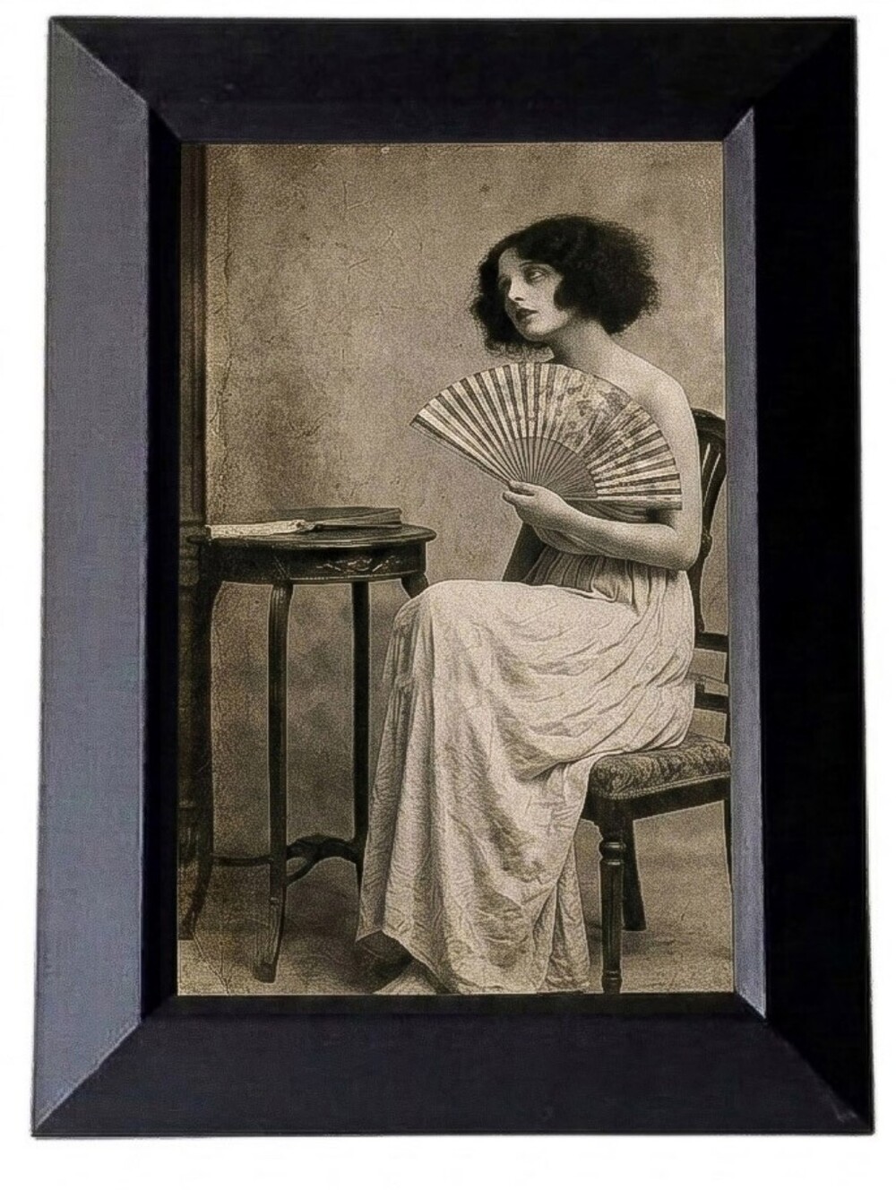 Ghost Girl Paranormal Oddity Victorian Creepy Ghodtly Framed Photo Werid Modern